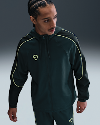 Nike スポーツジャケット ブラック/グリーン Nike Academy+ Men's Repel Soccer Woven Jacket. Nike.com